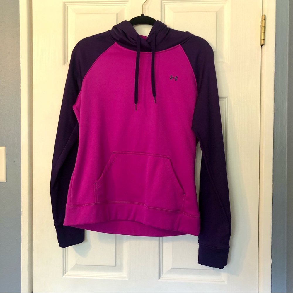 Purple Under Armour hoodie